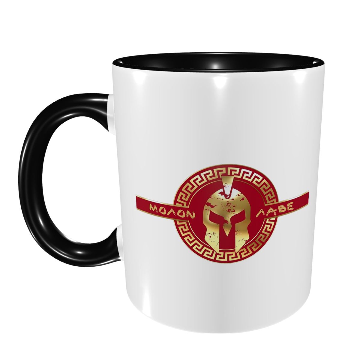 Coffee Tea Name - Spartan Sparta Warrior Helm Logo Mok