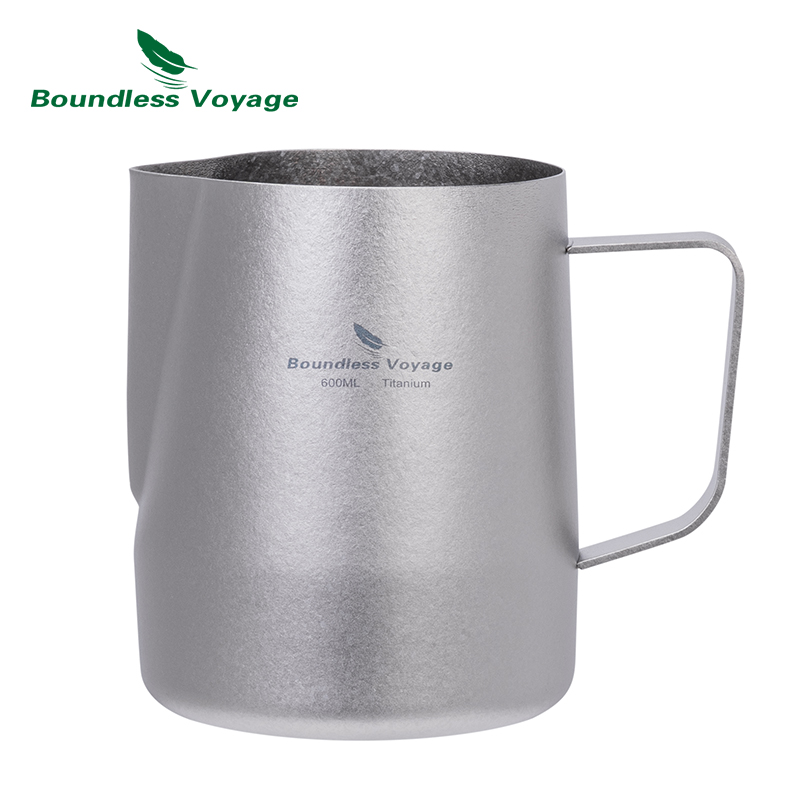 Barista Milk Jug - Boundless Voyage Titanium Melkopschuimer Cup Barista