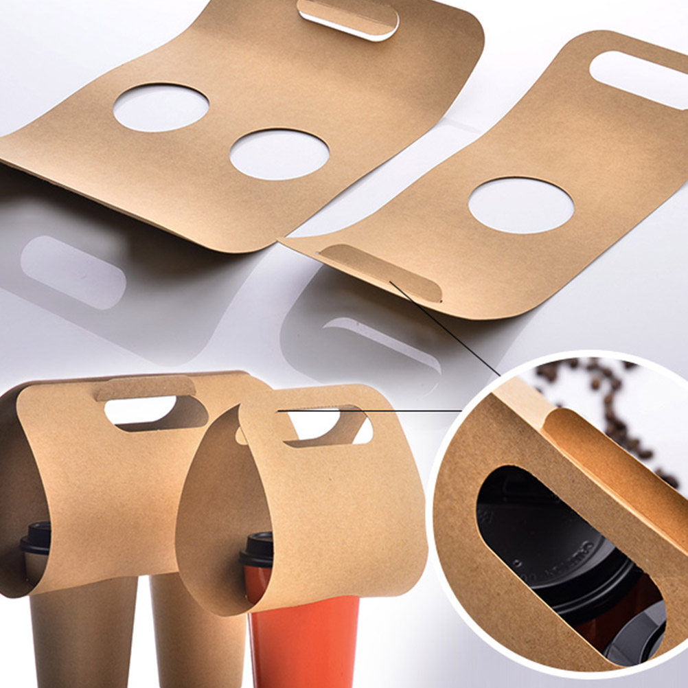 Coffee Tea With Milk - 20 stuks biologisch afbreekbare bekerhouder voor