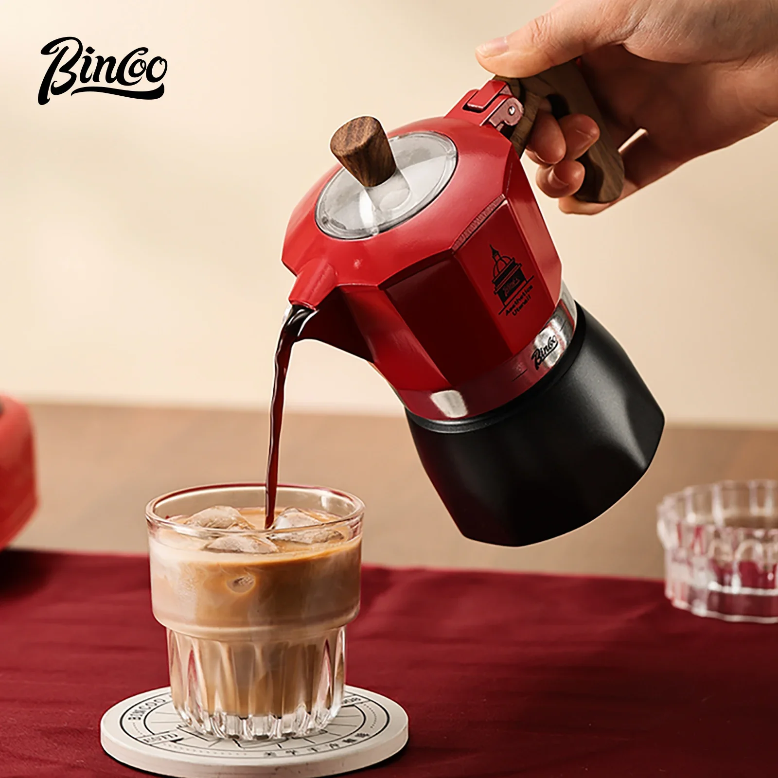 Bincoo Dubbele Klep Koffie Mok - Moka Pot Stove recensie en prijs