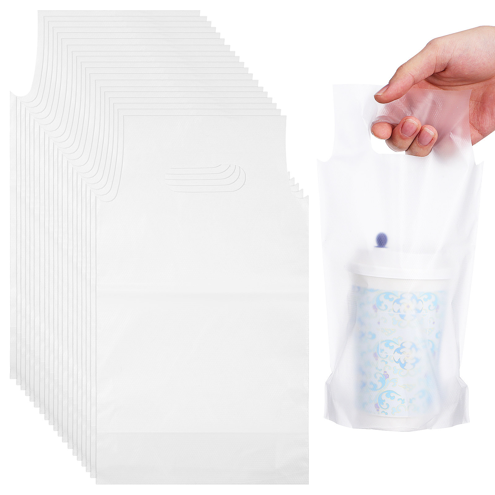 500 stuks transparante drinkza - Coffee Tea With Milk recensie en prijs