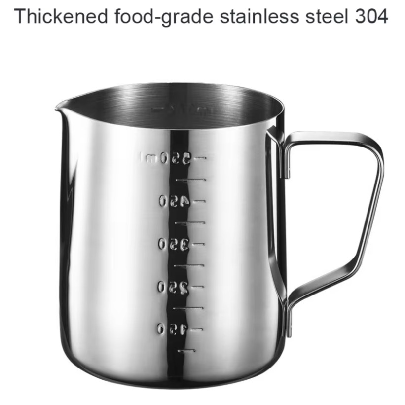 350ML RVS koffiemelkkannetje m - Barista Milk Jug recensie en prijs