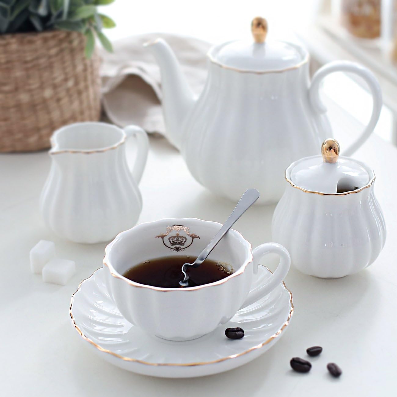 Een complete theeservies van p - Coffee Tea Sugar recensie en prijs