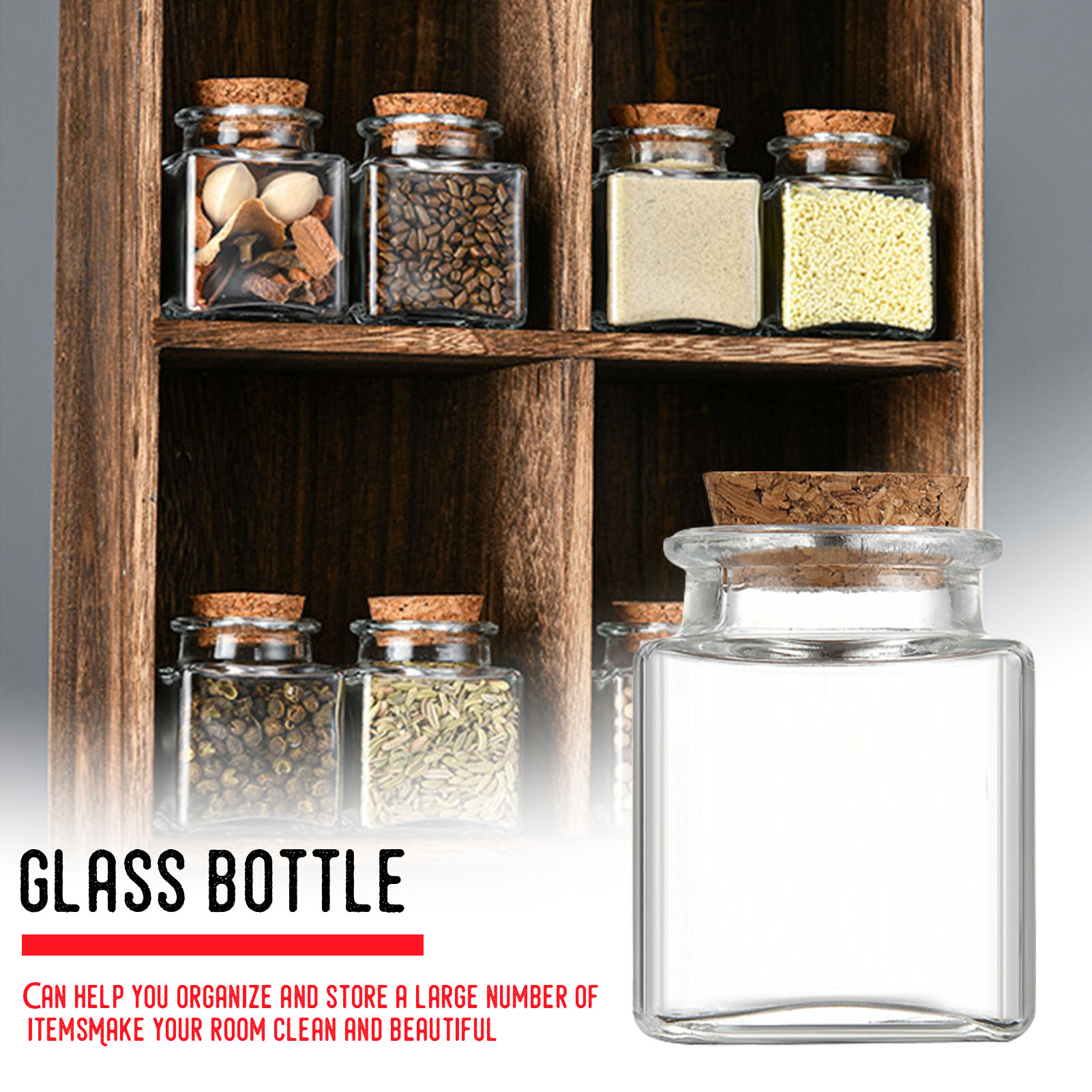 5/10pcs 50ml Helder Glazen Fle - Coffee Tea Sugar recensie en prijs