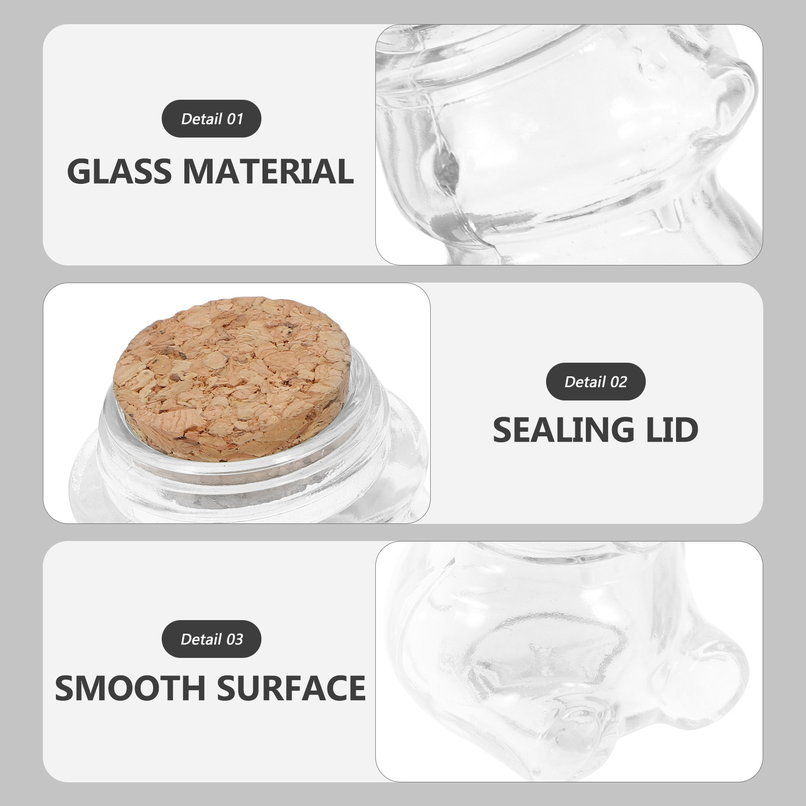 Set van 4 glazen potjes voor s - Coffee Tea Sugar recensie en prijs