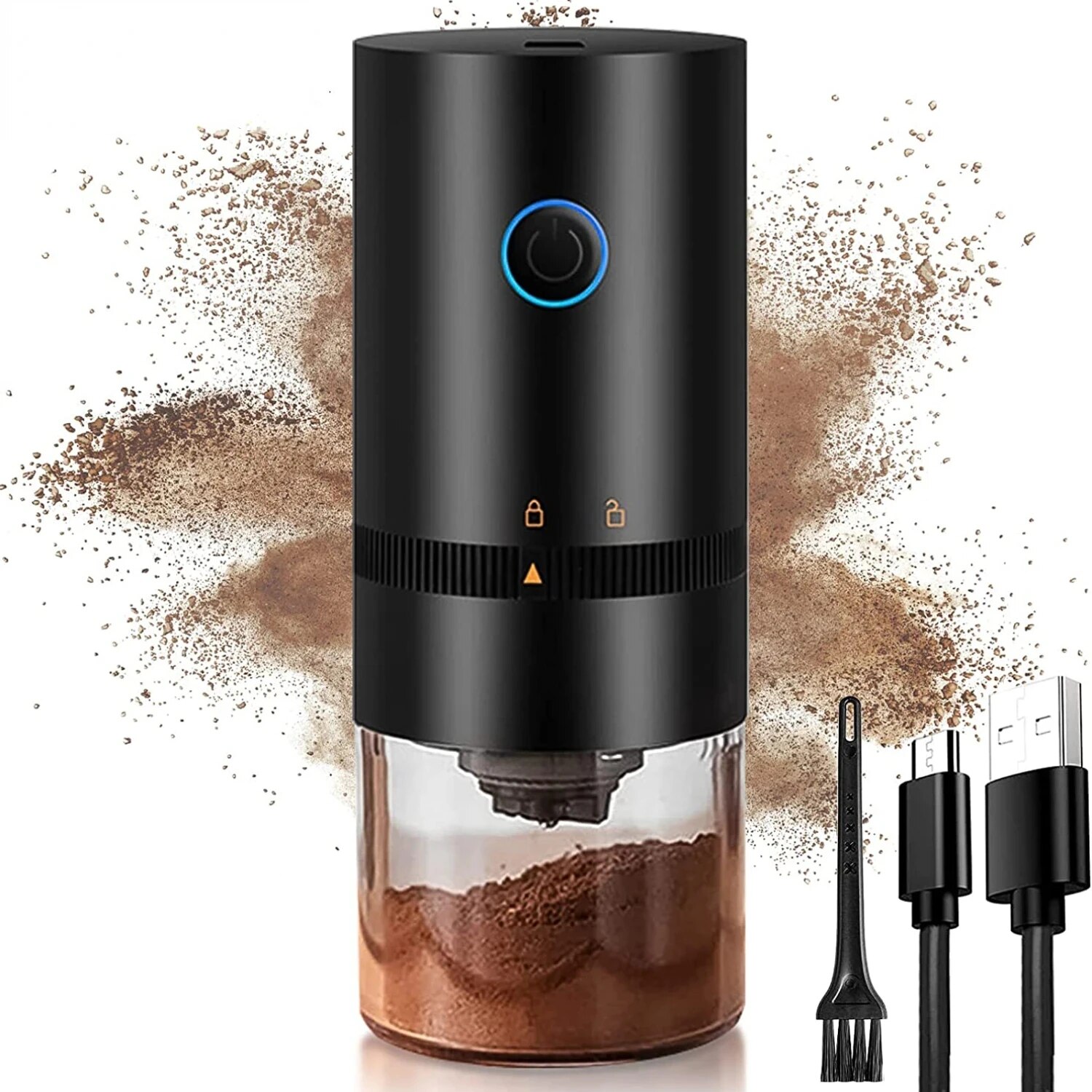 Koffiemolen TYPE C USB Charge  - Burr Hand Grinder recensie en prijs