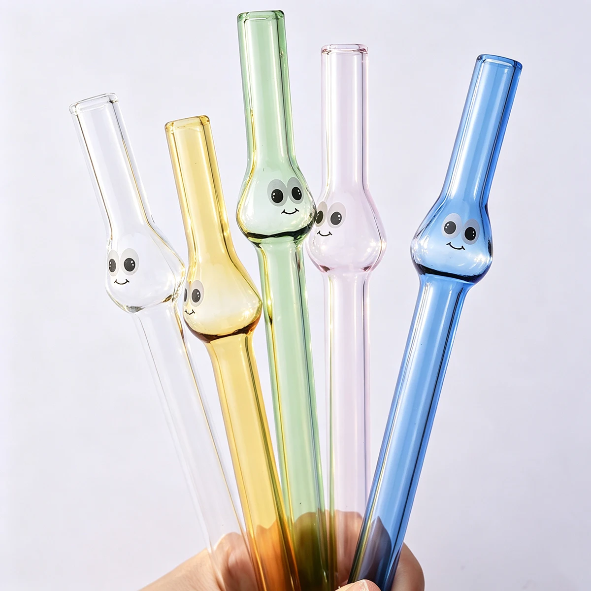 4 stuks brede 12mm glazen riet - Coffee Tea And Sugar Set recensie en prijs