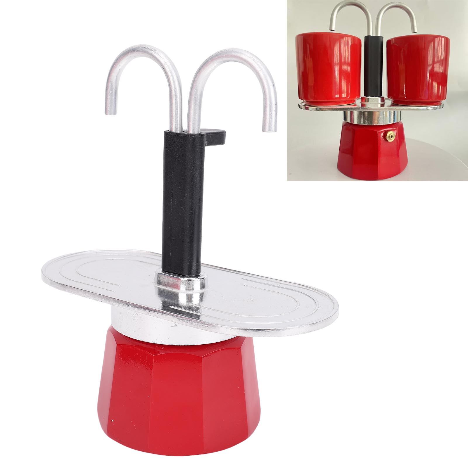 Dubbele Koffiekan voor 2 Kopje - Moka Pot Stove recensie en prijs